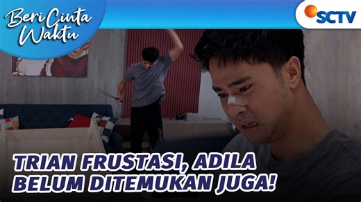 Beri Cinta Waktu Episode 170, tayang 1 Maret 2026. Adila terjatuh ke sungai akibat kecelakaan dan hingga kini belum ditemukan, membuat Trian frustasi dan terpukul hebat memikirkan nasibnya. Saksikan sinetron SCTV Beri Cinta Waktu setiap hari pukul 20.00 WIB bersama Adhisty Zara, Yesaya Abraham dan Rayn Wijaya. | SCTV