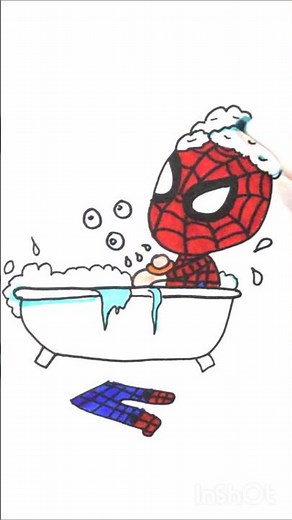 Easy Trick to Draw Clean Spider-Man! 🕷️ #drawing #tutorial #shorts