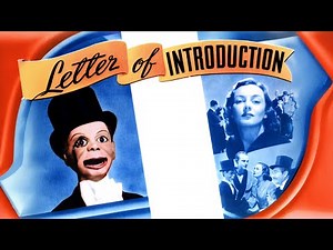 Letter of Introduction | Full Movie - Adolphe Menjou, Andrea Leeds, George Murphy