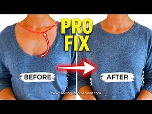 How to Fix a Gapping Neckline: Professional Sewing Method