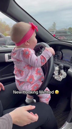Funny Baby Car Honking Moments