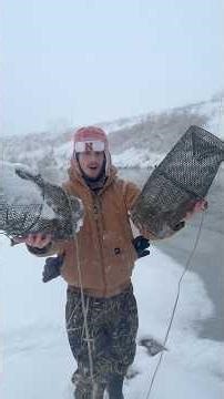WE THREW THESE TRAPS IN THE MIDDLE OF A WINTER STORM. Pt. 2