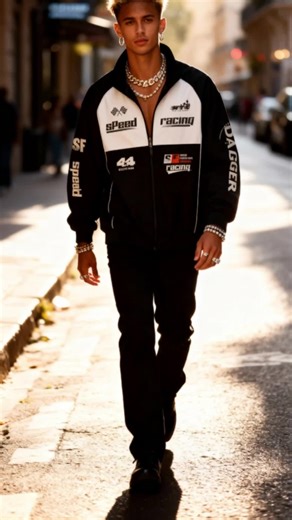 Men's Colorblock Letter Print #OOTD #outfitinspo #coquette #tiktokmademebuyit #tiktokshop