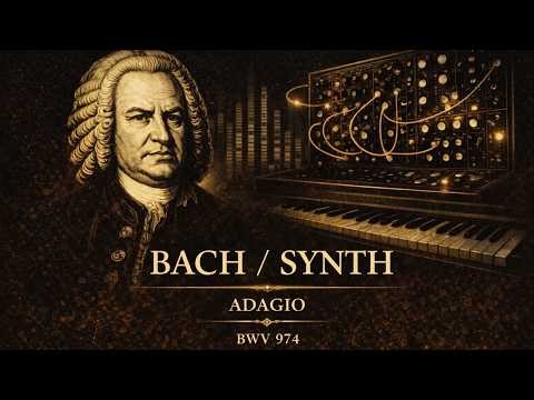 Bach – Concerto in D minor, BWV 974: II. Adagio (Synthesized)
