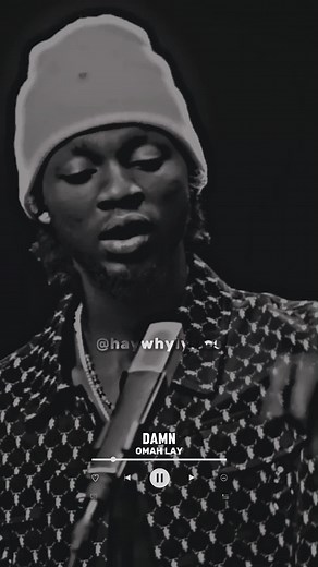 Damn by Omah Lay (Lyrics) - Afrobeats Lyric Video