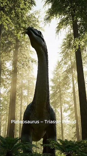 Plateosaurus dinosaurs – Triassic Period