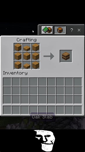 crafting barrel moment #minecraft #shorts #youtube