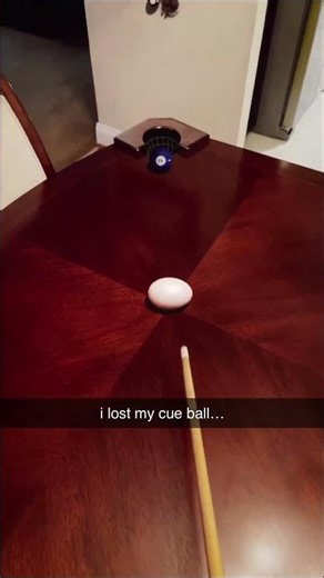 I Lost My Cue Ball So I Used an Egg #pool #funny #shorts