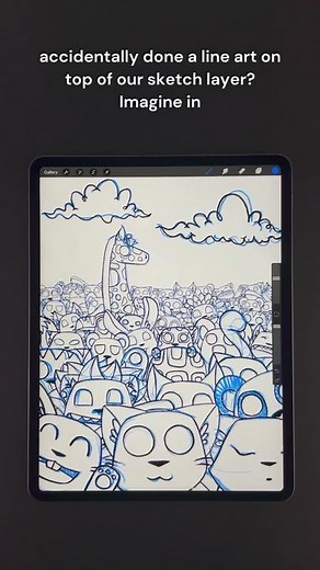 Procreate Tutorial: Fixing Mistakes in Layering