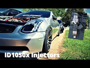 Installing ID1050x injectors in the VQ37VHR G35