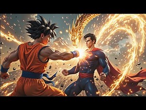 Goku vs Superman The Epic Showdown Part 2 The Battle Continues!