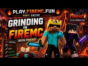 Grinding In Firemc with Friend 🔥🤟 #minecraft #firemc @psd1