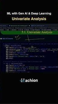 Univariate Analysis Explained in 60 Seconds 🔥 | ML with Gen AI