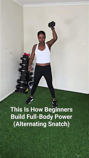 This Is How Beginners Build Full-Body Power (Alternating Snatch)