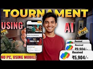 Make a tournament app on mobile | full tutorial | Using Ai