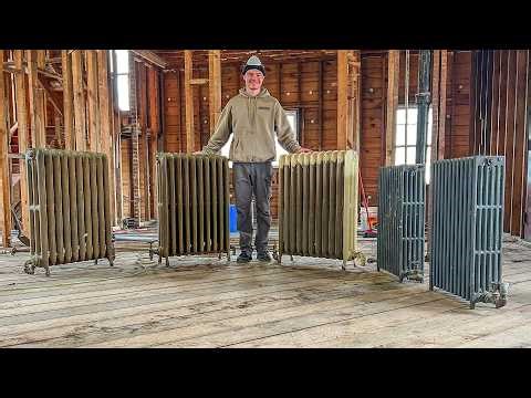 Restoring A $7,000 Mansion: Removing Antique Radiators
