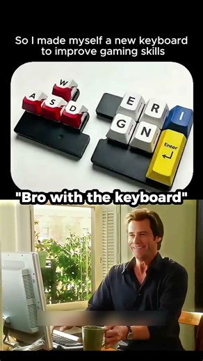 bro customize his Own Keyboard & Using It For The First Time 🔥⌨️ #shorts