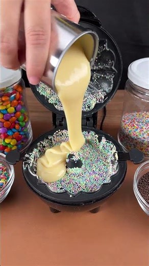 Mini Cake Maker sprinkle cupcake.