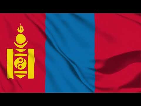 Flag of Mongolia - Монгол Улсын төрийн далбаа