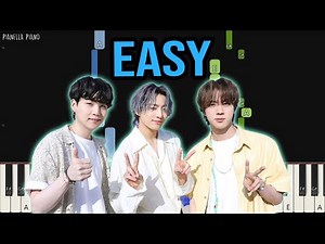 BTS - Permission to Dance | EASY Piano Tutorial by Pianella Piano