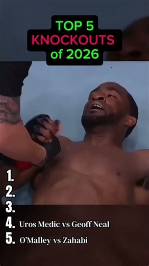 Top 5 UFC KOs of 2026 (SO FAR) #combatsports #mma #ufc #kowithstyle