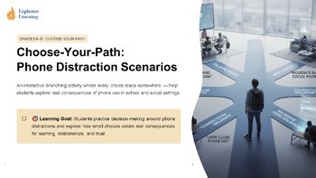 Choose Your Path Phone Distraction Scenarios