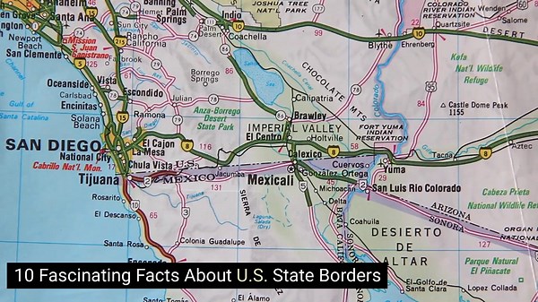 10 Fascinating Facts About U.S. State Borders