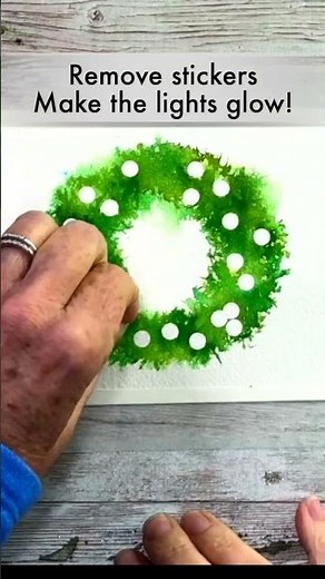 Easy Watercolor Wreath Anyone Can Make