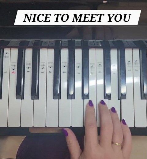 Nice to Meet You au piano facile – Tutoriel débutant