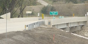 Highway 3 bridge is built higher and wider to withstand future flooding in Cherokee, IA