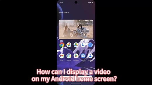 Display a Video on Your Android Home Screen #Android #App #googleplaystore