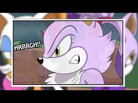 Blaze and Rouge Werebeasts (Werebeast Transformation Comic Dub)