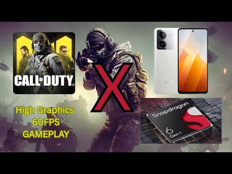 CODM High Graphics 60FPS | Snapdragon 6 Gen 1 Test (iQOO Z8x)