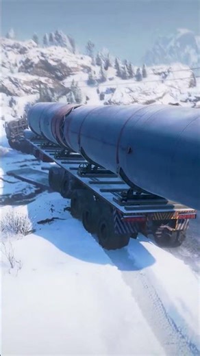Snow Runner | Padera STD 4 | best Truck to Transporting the Assembled rocket Trailer in Snow Map