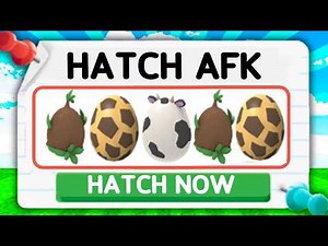Hatch 100 Eggs A MINUTE in Adopt Me! Afk Script