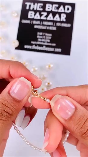 How to use the Crimp Cover #pearljewelry #jewelrymaking #diyjewelry #jewelrytutorial #bracelettutorial #necklacetutorial | Thebeadbazaar