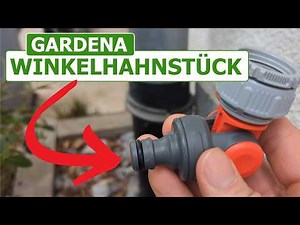 Gardena angled tap connector (rotatable adapter) in test