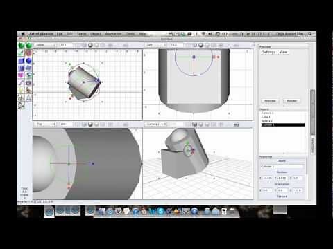 Art of Illusion tutorial 01: Getting Started