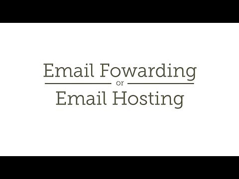 Email Hosting vs. Email Forwarding
