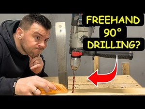 3 Easy Hacks to Drill PERFECT Straight Holes - No Press Needed!