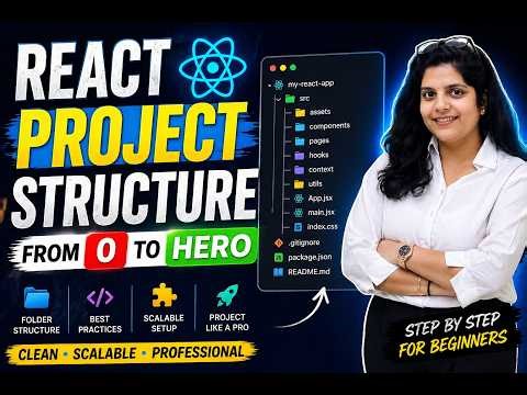 React Project Structure Explained in Depth 🚀 | Scalable & Clean Folder Setup