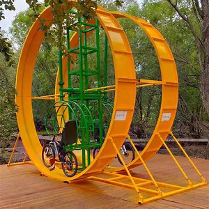 [Hot Item] Carnival Equipment Rides 360 Degree Double Seats Flying Bike Park Rides