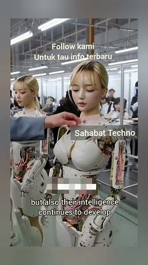 Beautiful AI Robot 🤖 Too Real to Believe! #AIRobot #FutureTech #Humanoid