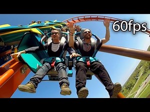 Thunderbird on-ride reverse ridercam HD POV @60fps Holiday World