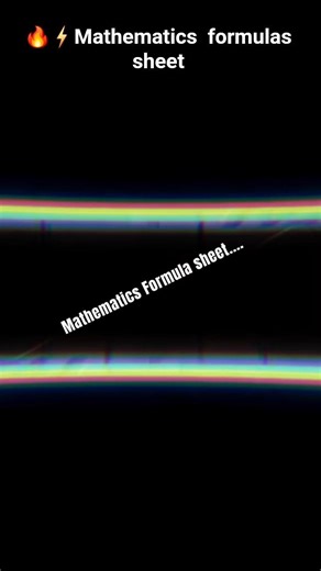 {Toppers must be read 📚 this formula sheet} ||✅️💙🔥👍💫cbse 12th maths formulas chart #maths shorts...