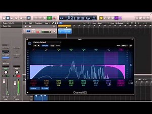 Using the EQ and Spectrum Analyzer after recording - Logic Pro X