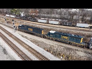 KCS Units Lead Racks and Stacks, Amtrak 19, Track Work and EMDs on CSX Freights