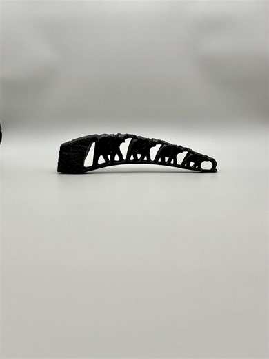 Elephant Parade Wooden Decor – Tribal Safari Sculpture - Etsy