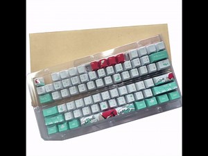 Japanese Style Coral Sea Design Blue White Red Keycaps for Cherry Switch Mechanical Gaming Keyboard OEM Sublimation PBT Keycap