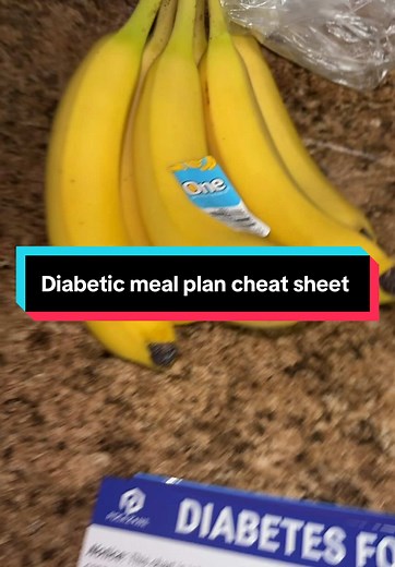 Diabetic Meal Plan Cheat Sheet | Quick Kitchen Reference